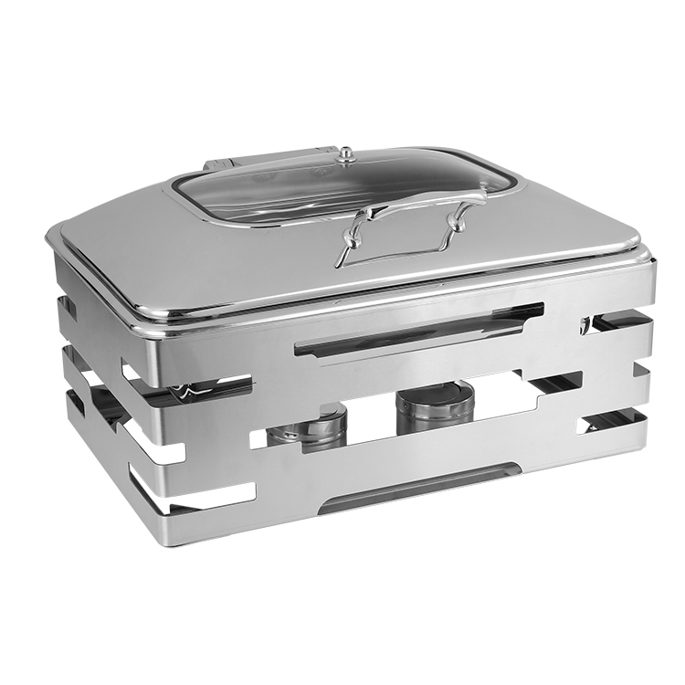 Square Shape High Quality Stainless Steel Display Stand / Cooling Stand/chafer pan stand rack for hotel