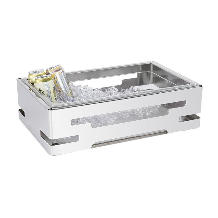 Square Shape High Quality Stainless Steel Display Stand / Cooling Stand/chafer pan stand rack for hotel