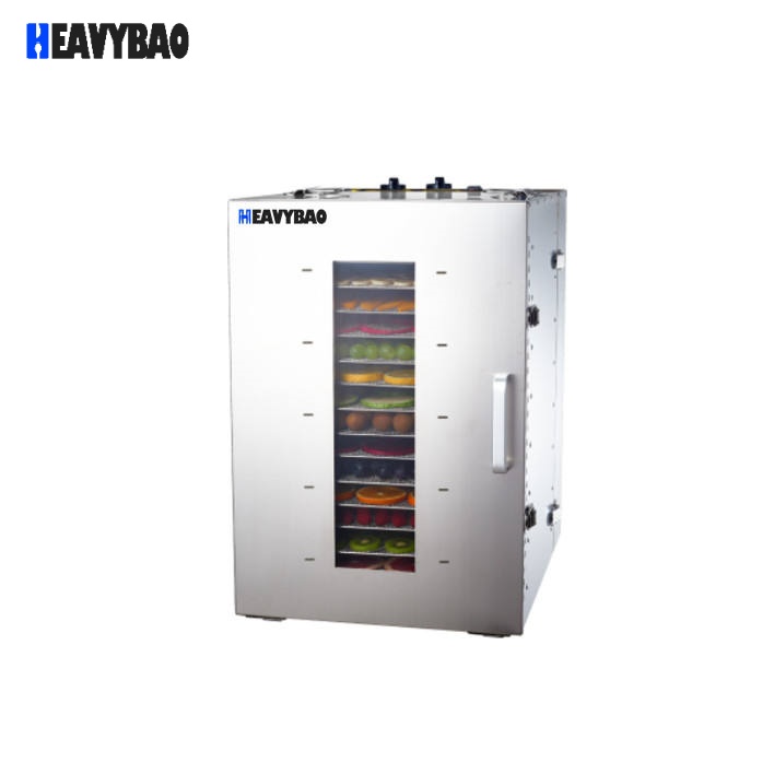 Heavybao Commercial Fruit Vegetables Dehydrator Stainless Steel Industrial Fruit Drying Machine Dehydrator