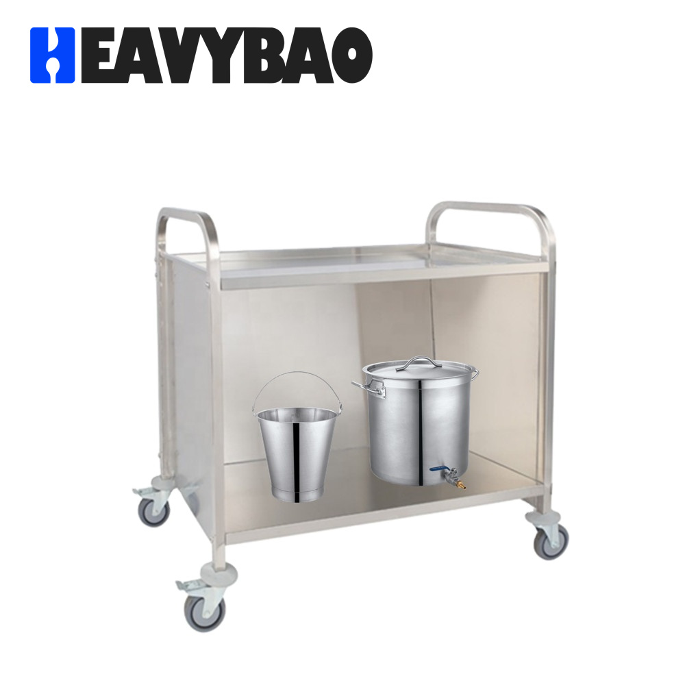 Heavybao Custom Room Service Hotel Housekeeping Trolley