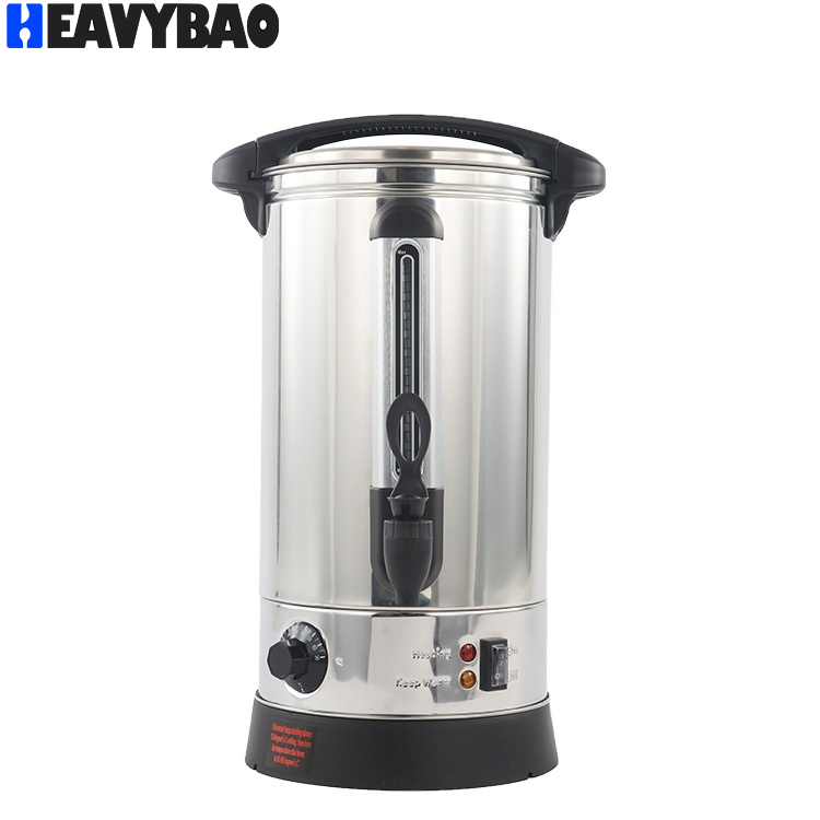 Heavybao Commercial Hotel Use Buffet Equipment Stainless Steel Warmer Heating Element Water Boiler Tea Urn
