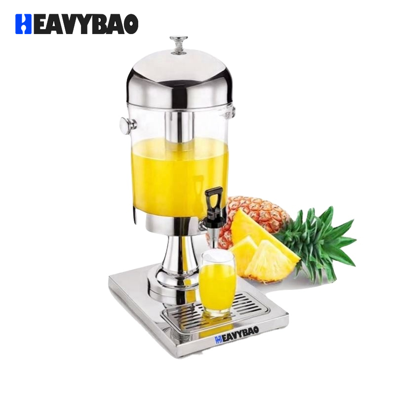 Heavybao Hotel Equipment Transparent Barrel Cold Juice Dispenser Beverage Large Capacity Drink Dispenser
