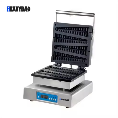Heavybao Commercial Mini Donut Maker Coffee Bean Waffle Cone Maker Digital Lolly Butterfly Sunflower Hello Kitty Waffle Maker