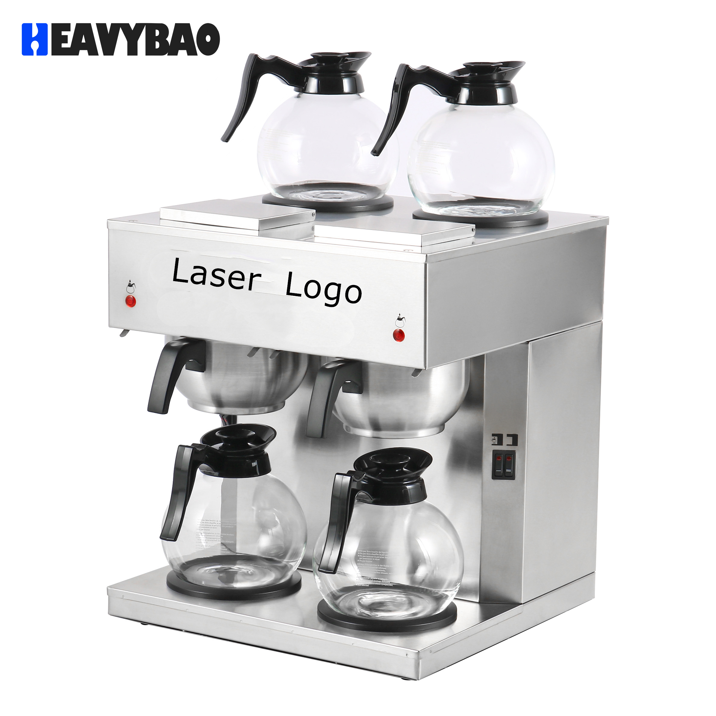Heavybao Catering Equipment Office Commercial Electric Filter Coffee Maker Machine Bun Coffee Maker