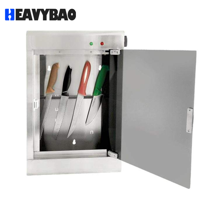 Heavybao UV Sterilizer Disinfection Cabinet Heavy Cutlery Rack for Kitchen Utensils like Spoons Knives Forks Hotels Restaurants