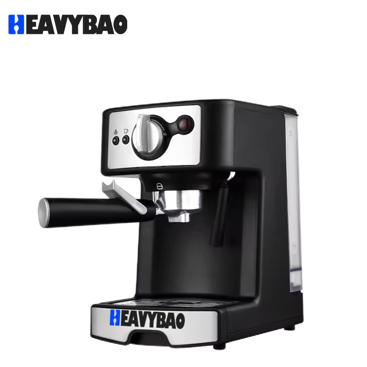 Heavybao Commercial Espresso Coffee Latte & Cappuccino Maker Machine with Removable Water Tank For Home & Coffee Shop