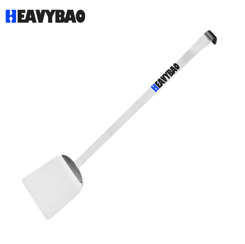 Heavybao Stainless Steel Frying Spatula Metal Cooking Spatula Scoop Multipurpose Tool Cooking Tool For Kitchen