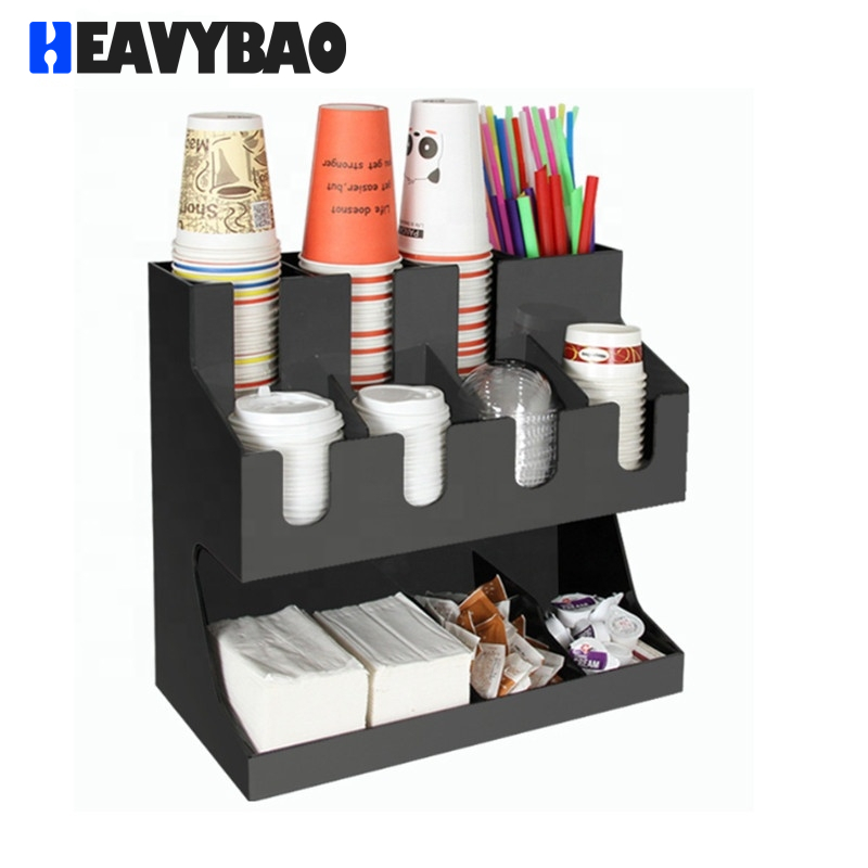 Heavybao New Product Wholesale Custom Plastic Coffee Cup Holder Paper Cup Dispenser