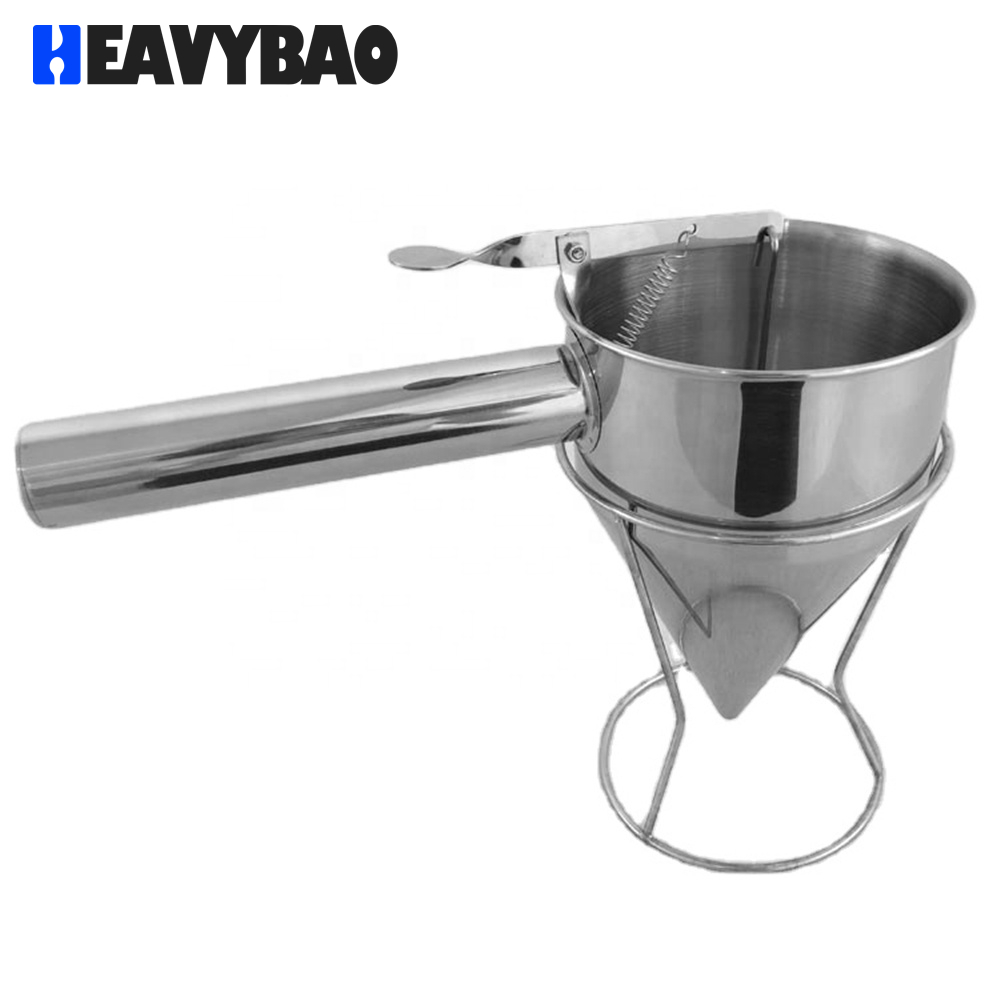 Heavybao High Quality Hotel Restaurant Cooking Equipment Stainless Steel Oil Confectionery Funnel
