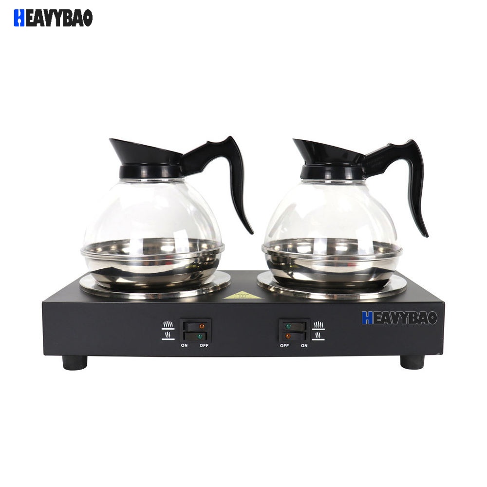 HEAVYBAO Commercial Electric Drip Coffee Maker Set New Condition Cafeteria Filter for Restaurant and Hotel Use