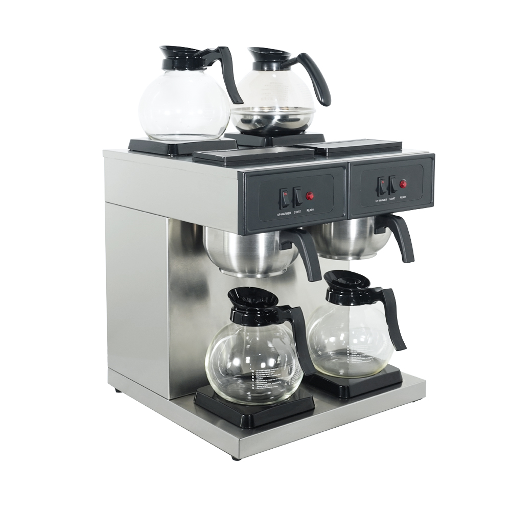HEAVYBAO Commercial Electric Drip Coffee Maker Set New Condition Cafeteria Filter for Restaurant and Hotel Use