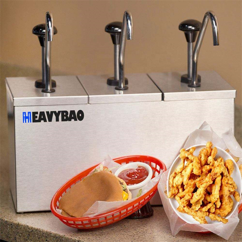 Heavybao Commercial Restaurant Kitchen Equipment Cheese Sauce Dispenser Machine Tomato Sauce Dispenser
