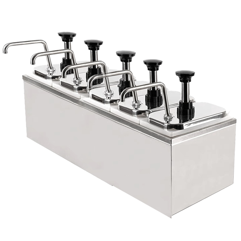 Heavybao Fast Food Sauce Dispenser New Plastic Pizza Burger Pump for Ketchup Oil Tomato Soy-for Hotels and Restaurants