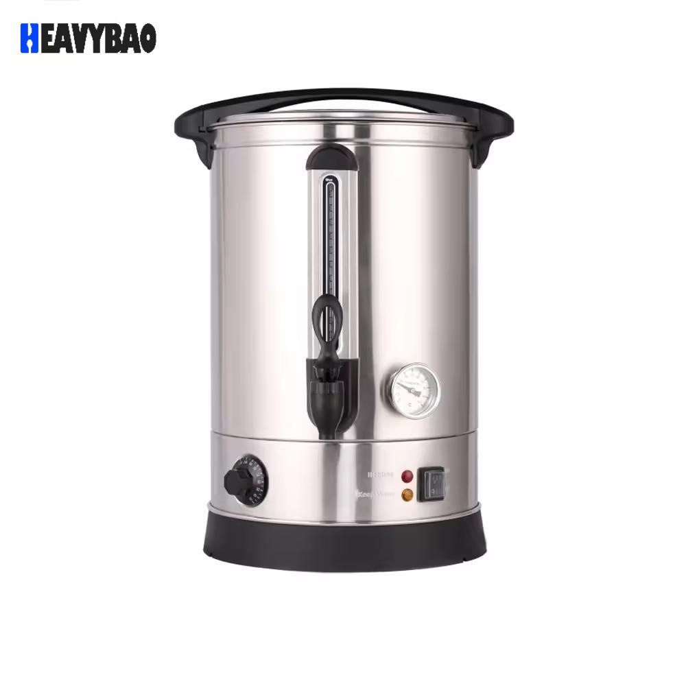 Heavybao Stainless Steel Electric Drinking Boiler Hot Water heater Wine tea warmer Heating Element boilers catering urn