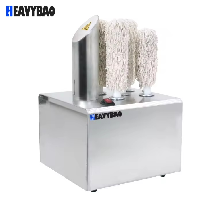 5 Brushes Glass Edge Polishing Machine Glass Cup Dryer Polisher