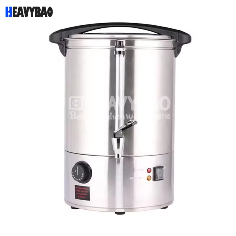 Heavybao Stainless Steel Electric Hot Water Kettle Mulled Wine Boiler Urn