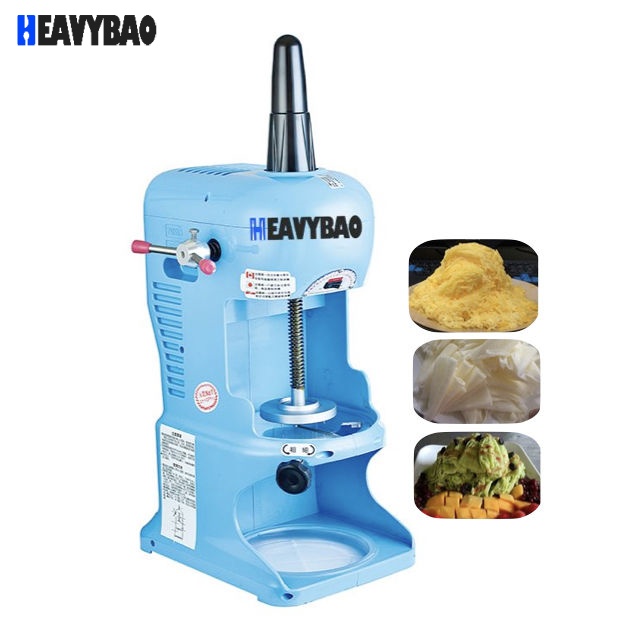 Heavybao Commercial Automatic Snowflake Machine Electric Smoothie Snowflake Shaved Ice Machine 80kgs/h