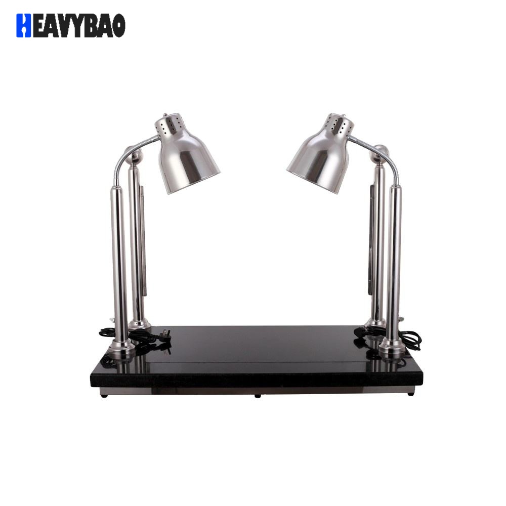 Heavybao Commercial Tools Hotel Stainless Steel Restaurant Kitchen Aliment Carving Station Food Heat Lamp
