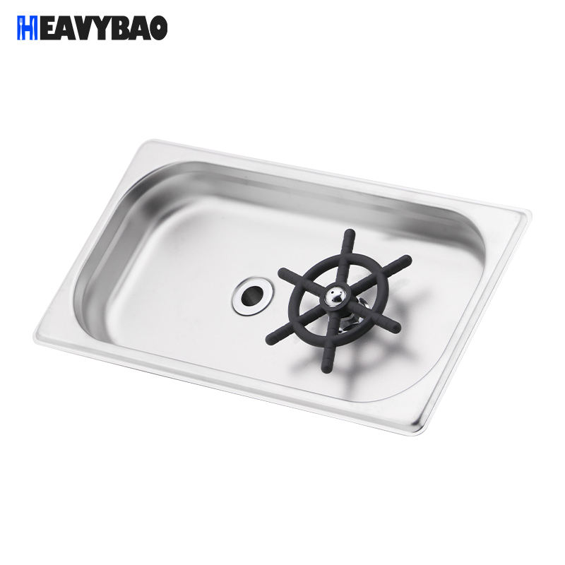 Heavybao Espresso Barista Tool Automatic Glass Washing Machine High Pressure Bar Sink Cup Rinser Coffee Tools Accessories