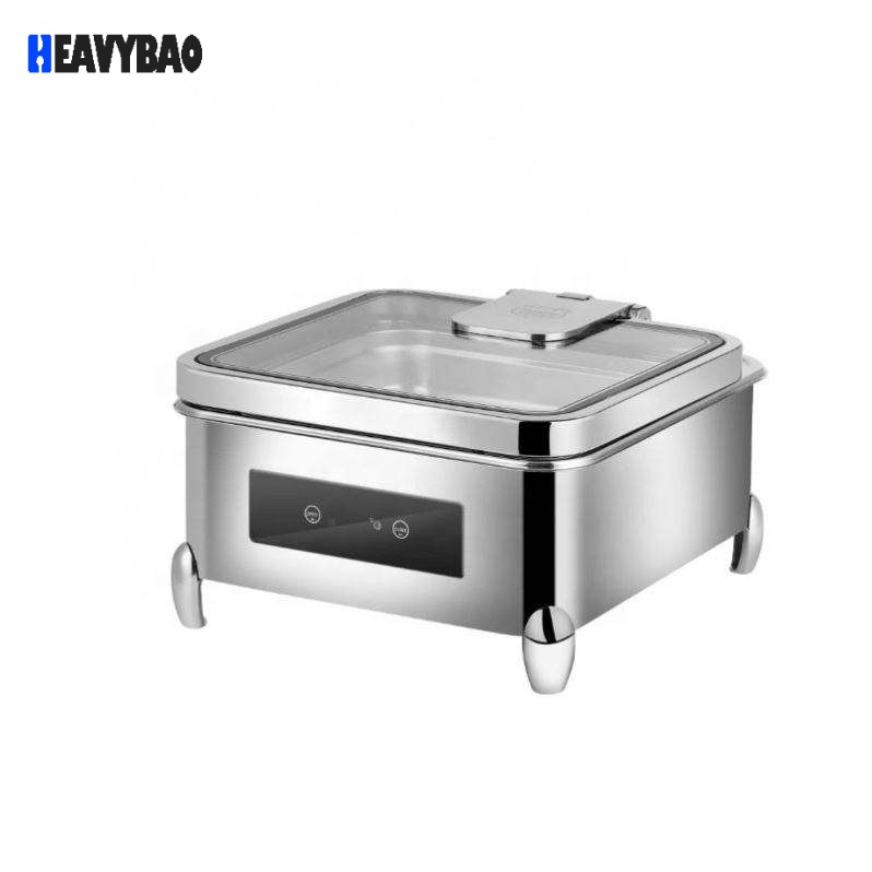 Heavybao Restaurant Electric Chafing Dish Stainless Steel Temperature Control Stove
