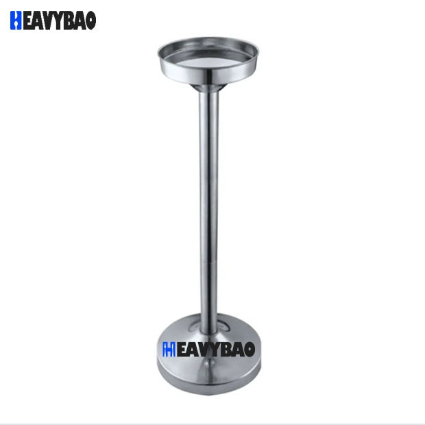 Heavybao High Quality Stainless Steel Champagne Stand Wine Holder Champagne Barrel Pedestal