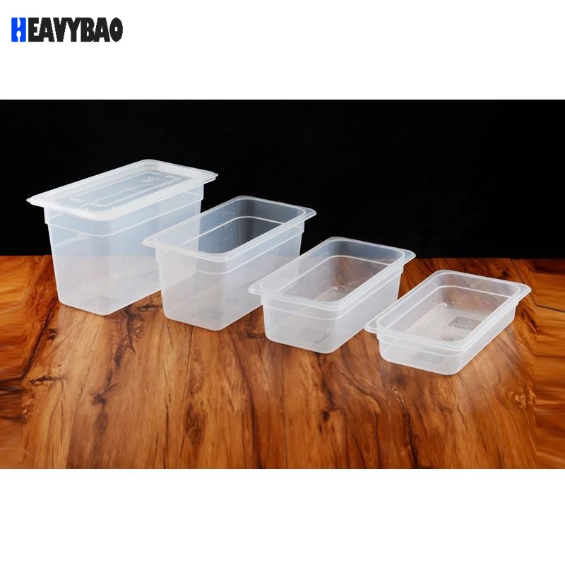 Heavybao Hotel Kitchen Equipment Plastic Gastronorm PP GN Pan Container