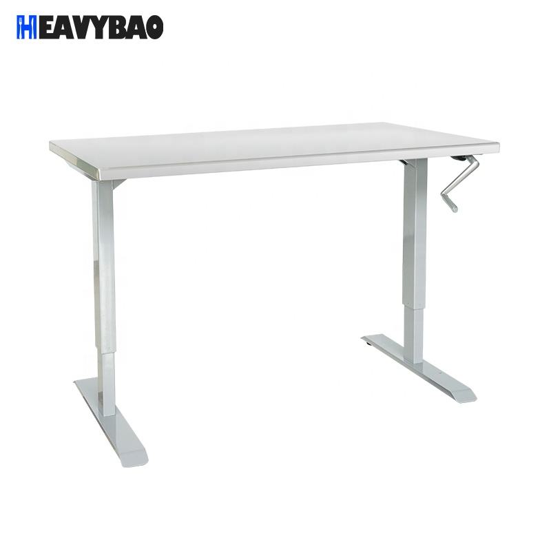 Heavybao Portable Lab Stainless Steel Used Adjustable Worktop Food Working Kitchen Work Table