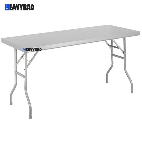 Heavybao Commercial Hotel Restaurant Kitchen Equipment Food Preparation Table Stainless Steel Working Table