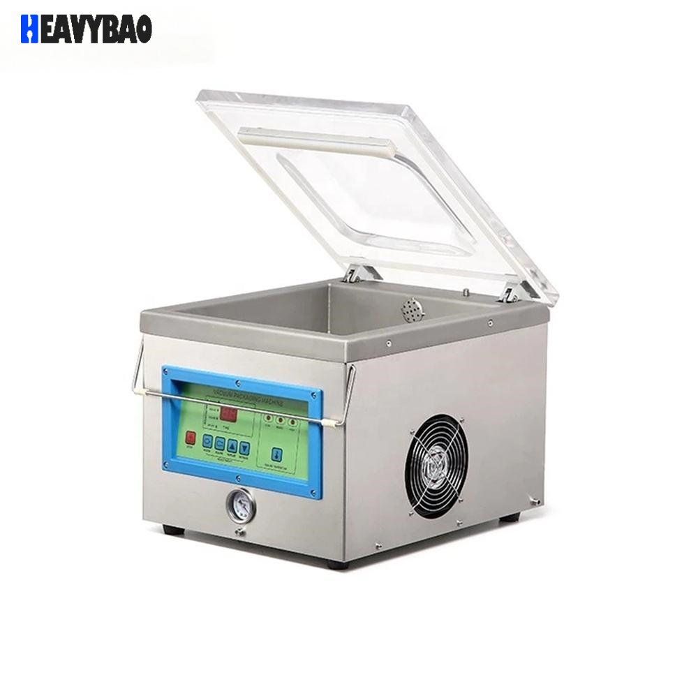 Heavybao Semi Automatic Desktop Shrink Pouch Sealer Food Vacuum Packing Machines