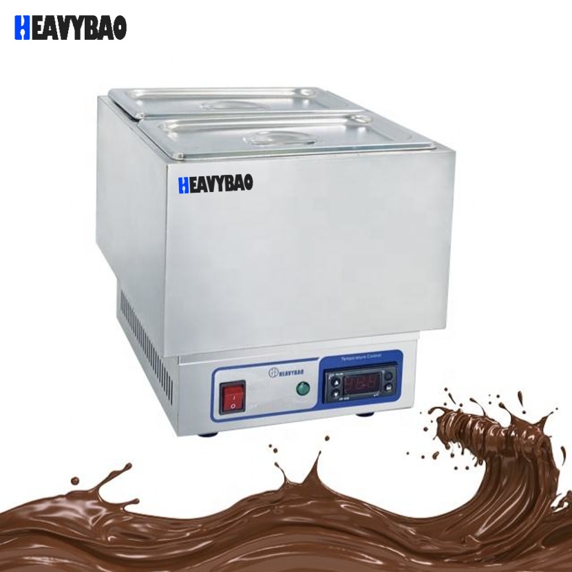 Heavybao Professional Commercial Electric Tempering Chocolate Melting Warmer Pot Chocolate Melters Machine