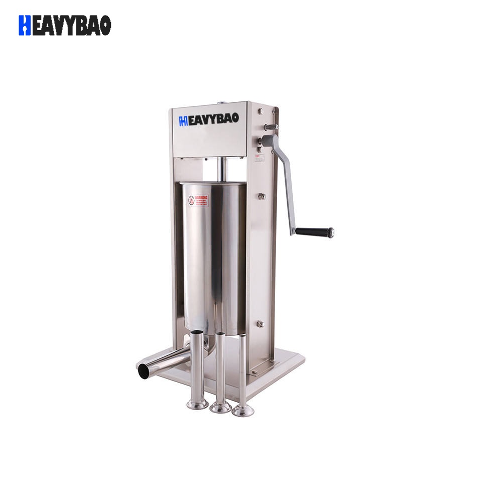 Heavybao Commercial Automatic Stainless Steel Vertical Meat Sausage Stuffer Sausage Making Machine