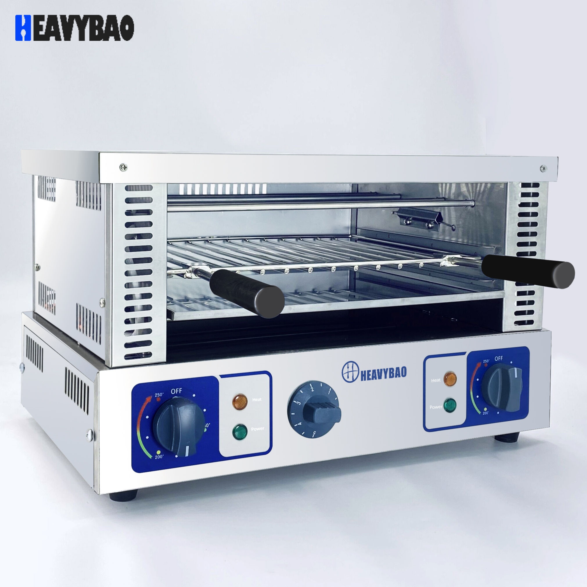 Heavybao Commercial Kitchen Appliance Equipment Stainless Steel Salamander Grill Electric Salamanders