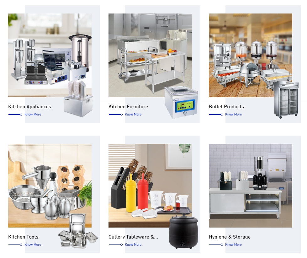 Various Catering Equipment and Products in Heavybao