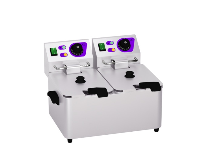 Heavybao Commercial Stainless Steel Electric Fryer Chip Fryer Kitchen Desktop Deep Fryer Equipment