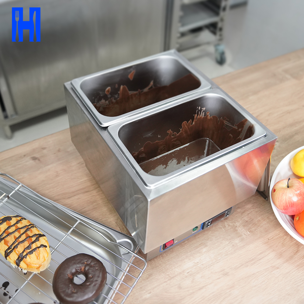 Heavybao Professional Commercial Electric Tempering Chocolate Melting Warmer Pot Chocolate Melters Machine