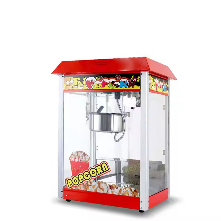Heavybao Commercial Automatic Countertop Popcorn Machine New Condition Popper for Cinema and Food Shops