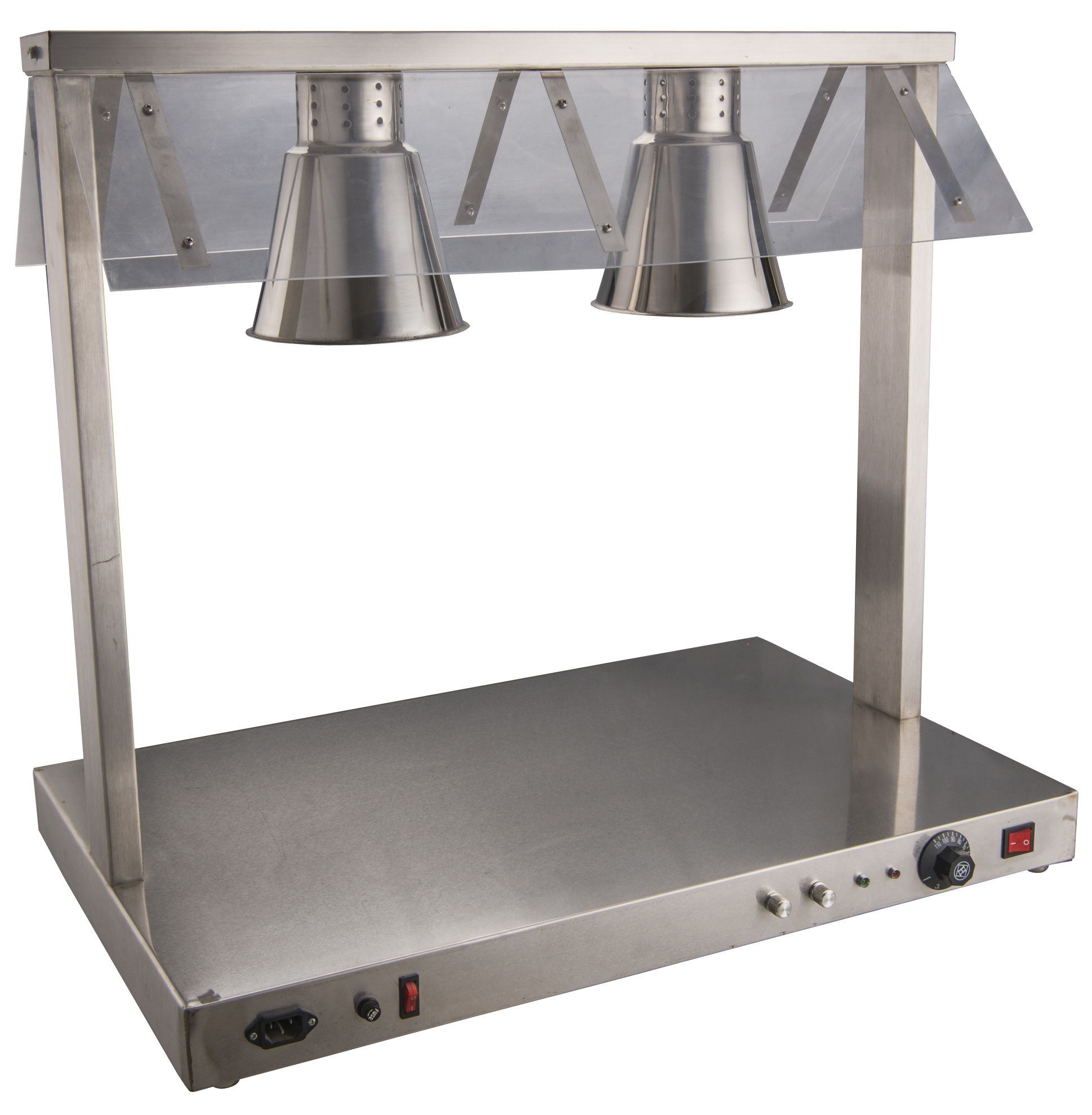 Heavybao Electric Stainless Steel Kitchenware Hotel Buffet Quick Lead Food Warmer with Light Electric Heating