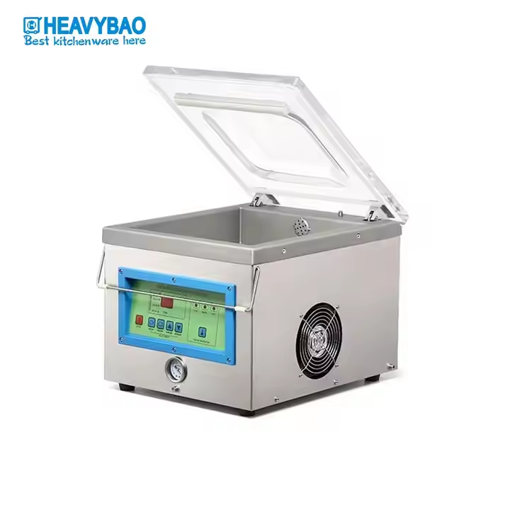 Heavybao Semi Automatic Desktop Shrink Pouch Sealer Food Vacuum Packing Machines