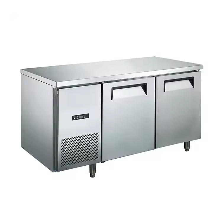 Heavybao Commercial Stainless Steel Counter Freezer Cooling Type Fridge Freezer From China