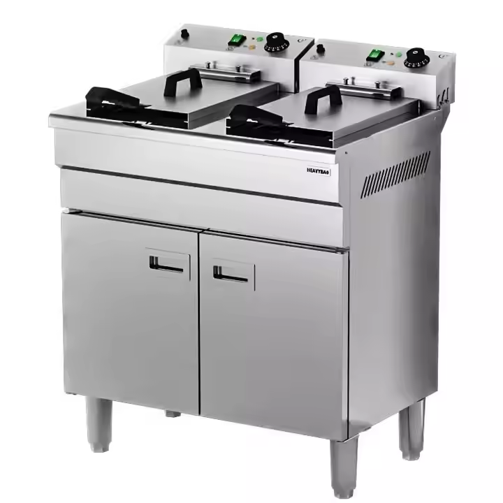 Heavybao Commercial Stainless Steel Electric Deep Fryer Machine Kitchen Equipment for Hotels Restaurants Food Shops