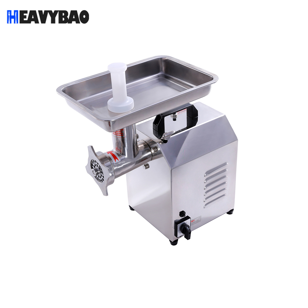 Heavybao Professional Electric Food Pan Type Meat Mincer and Grinder Machine New Condition for Hotel and Restaurant Use