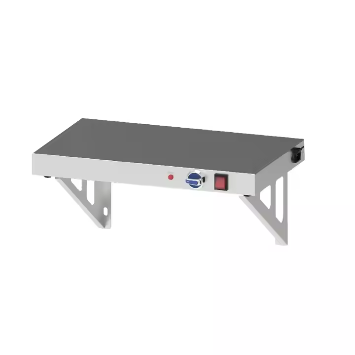 Heavybao Commercial Single-Tier Electric Wall Rack Durable Stainless Steel Design for Kitchen Use