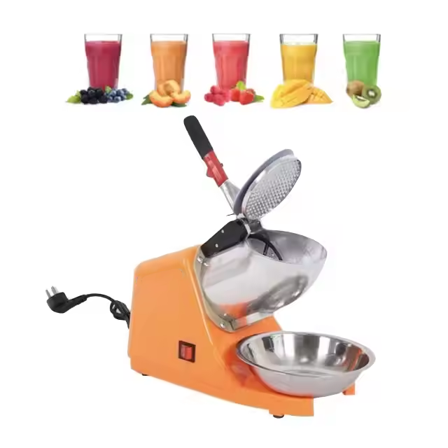 Heavybao Electric Ice Crusher Machine Stainless Steel Shaver Ice Blender Machine for Shaving Ice