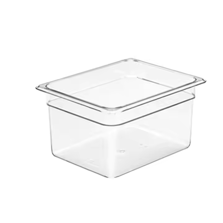 Heavybao GN Pan Clear Plastic Polycarbonate Gastronorm Food Pan for Storage and Transport for Hotels and Restaurants