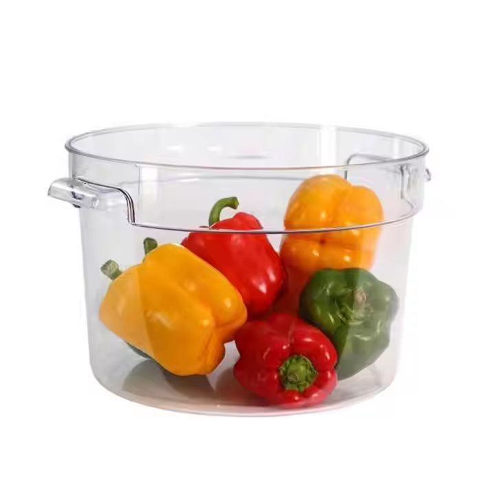Heavybao Transparent Plastic Food Storage Container Set for Kitchen Use Restaurant Applicable
