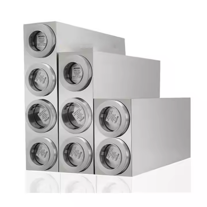 Heavybao High Quality 1-Hole Stainless Steel Buffet Cup Dispenser for Hotels and Restaurants