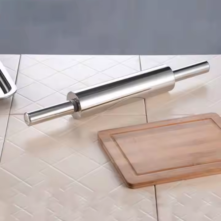 Stainless Steel Kitchenware High Quality Noodle Sticks with Handle Rolling Pins & Pastry Boards