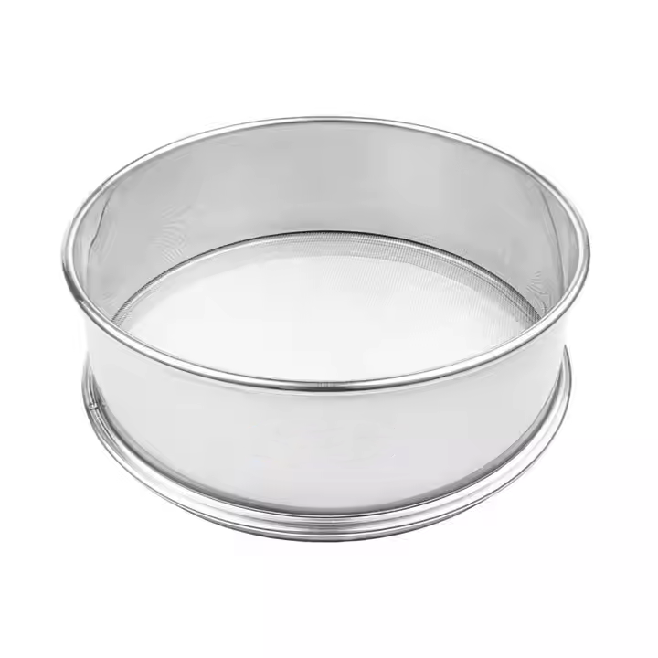 Commercial Baking Pastry Tools Stainless Steel Fine Mesh Strainers Flour Sieve for Baking Cake Bread for Bakery