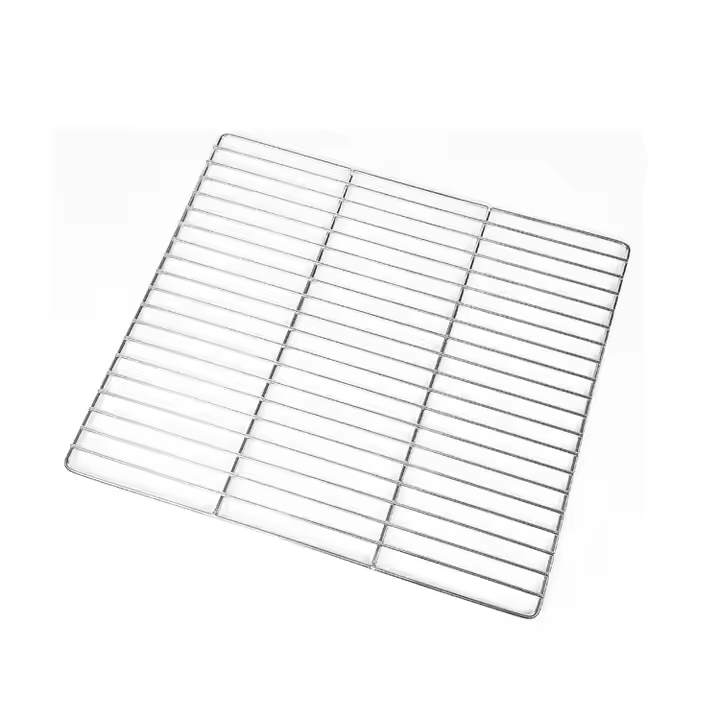 Steel Wire Grid Cooling Tray Pizza Bread Barbecue Cookie Biscuit Holder Heavy Duty Food Cooling Rack Hotel Restaurant