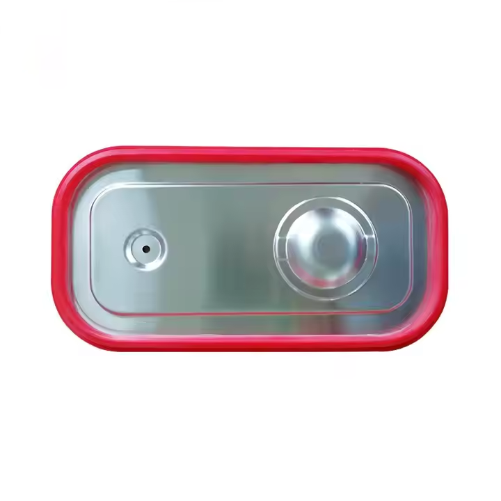Stainless Steel Rectangle Lid Cover with Silicone Seal for Food Pan for Restaurant and Hotel Use